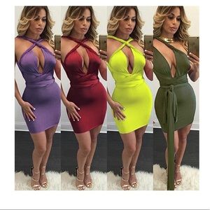 ⭐️CLOSET CLEAN OUT⭐️ Sexy purple dress with adjustable strap!